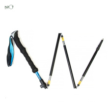 NPOT aluminum survival hiking sticks fitness walking poles for sale